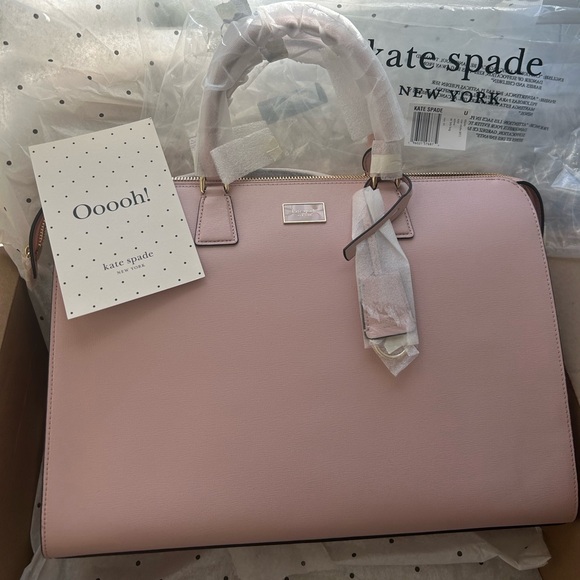 NWT Kate Spade Serena Saffiano Leather Laptop Bag - Picture 3 of 10